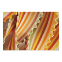 USA. Close-up of dried rainbow pasta noodles.