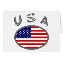 USA Cool Flag Design! Cards