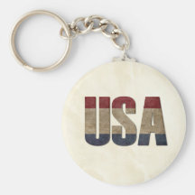 USA Distressed Key Chains