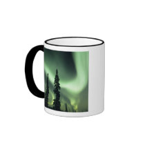 USA, Fairbanks area, Central Alaska, Aurora 2 Mug
