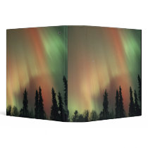 USA, Fairbanks area, Central Alaska, Aurora 3 3 Ring Binders