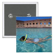 USA, FL, Florida Keys, Fort Jefferson, 1846, Buttons