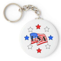 USA Flag and Stars