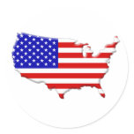 USA-flag-country-bevelled-edge stickers