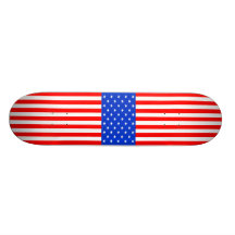 USA Flag Deck Skate Decks