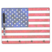USA FLAG Dry Erase Board
