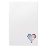 USA Flag Fade Stationery Design