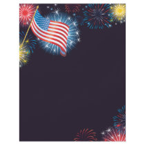USA Flag & Fireworks Flyer