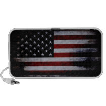 USA Flag Grunge Speakers speakers