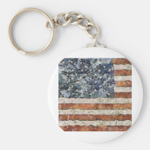 USA Flag Key Chain