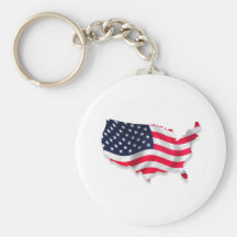 usa-flag-map key chains