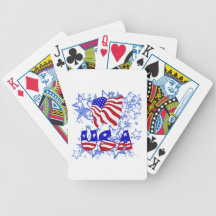 USA & FLAG Playing Cards
