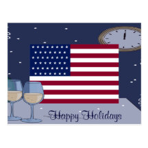 USA Flag_ Post Card