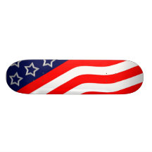 USA Flag Skateboard