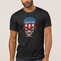 USA Flag Skull Shirt