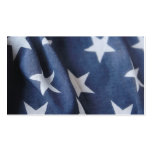 USA flag star field close up business cards