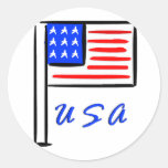 USA Flag Stickers
