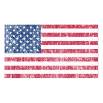 USA Flag Vintage Business Card Templates