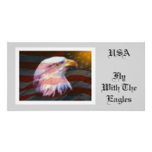 USA  / Fly With The Eagles Photo Cards