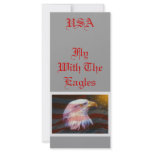 USA  / Fly With The Eagles rack cards