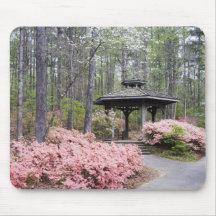 USA, Georgia, Pine Mountain. A gazebo amongst Mouse Pads