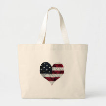 usa heart bag