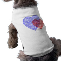 USA Hearts Dog Shirt pet clothing