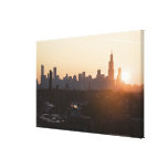 USA, Illinois, Chicago skyline at sunrise Gallery Wrapped Canvas