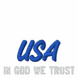 USA In God We Trust Embroidered Jacket