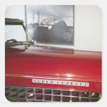 USA, Indiana, Auburn: Auburn, Cord, Duesenberg 7 Square Stickers