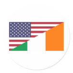 USA/Ireland Flag stickers