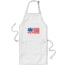 Usa Kanji Flag Apron