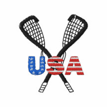 USA Lacrosse Embroidered Embroidered Polo Shirts