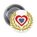 USA-laurel-heart-2 Buttons