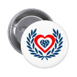 USA-laurel-heart Pin