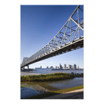 USA, Louisiana, New Orleans. Skyline from the 2