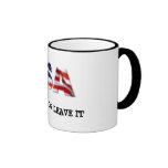 USA love it or leave it Coffee Mug