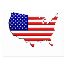usa map postcards