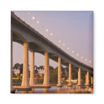USA, Maryland, Annapolis. Severn River bidge, magnets
