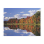 USA, Massachusetts, Acton. Reflection of autumn