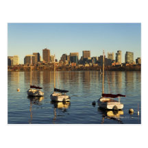 USA, Massachusetts, Boston skyline 3 Post Card