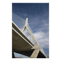 USA, Massachusetts, Boston. The Zakim Bridge.