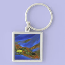 USA, Michigan, Upper Peninsula, birch leaf in keychains