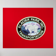 USA, Montana, Glacier National Park, Vintage 2 Poster