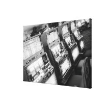 USA, Nevada, Las Vegas: Casino Slot Machines / Stretched Canvas Prints