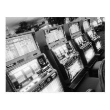 USA, Nevada, Las Vegas: Casino Slot Machines / Postcards
