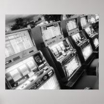 USA, Nevada, Las Vegas: Casino Slot Machines / Print