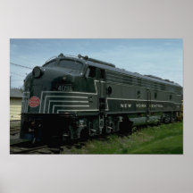 USA, New York Central EMD E8 passenger diesel Print