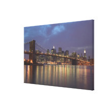 USA, New York, New York City, Manhattan: 6 Gallery Wrap Canvas