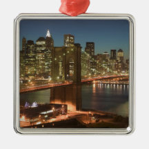 USA, New York, New York City, Manhattan: Christmas Tree Ornament